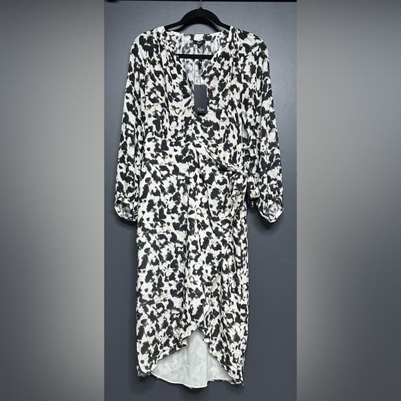 NWT Rails Tyra Dress Blurred Cheetah S - Picture 2 of 5